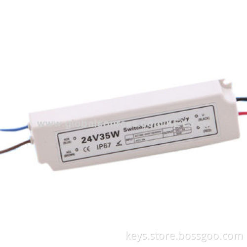 24V power supply plastic shell waterproof series 35/60W New design for LED lighting IP67